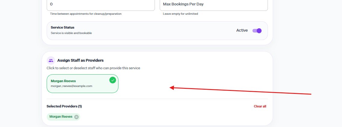 Assign Staff as Providers 2